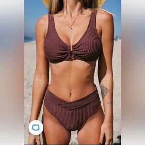 Ribbed 2 Piece Bikini Set, only washed it and tried it once.